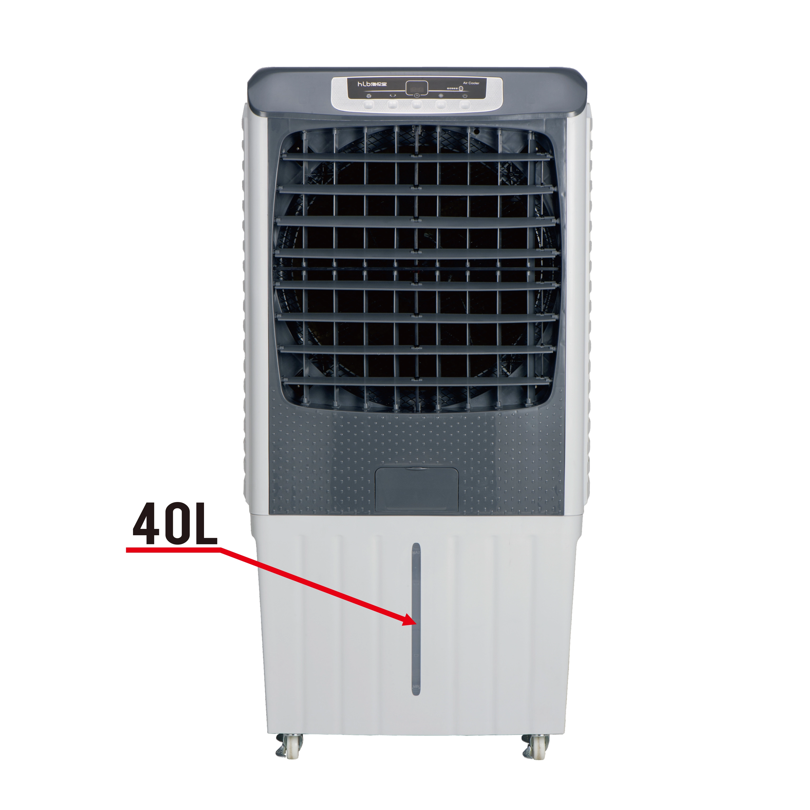 Raffreddatore d'aria commerciale portatile evaporativo da esterno da 40 litri
